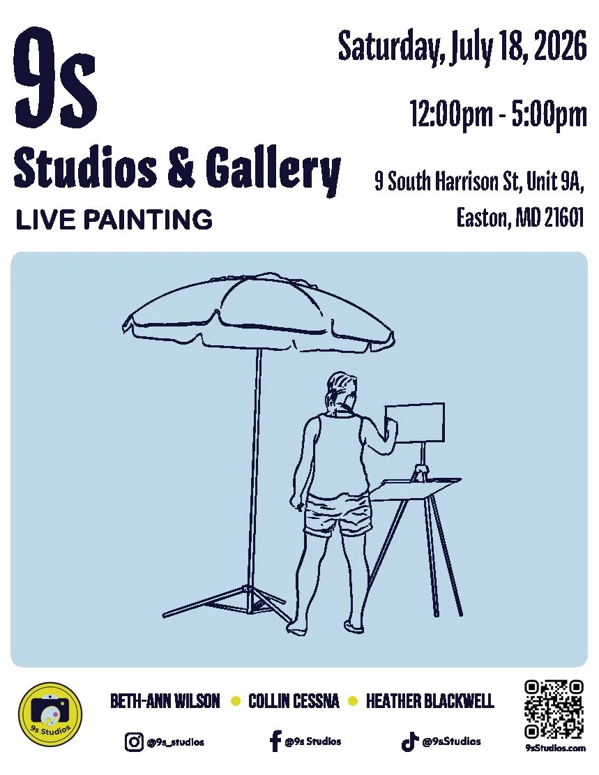 Live painting by all exhibiting artists