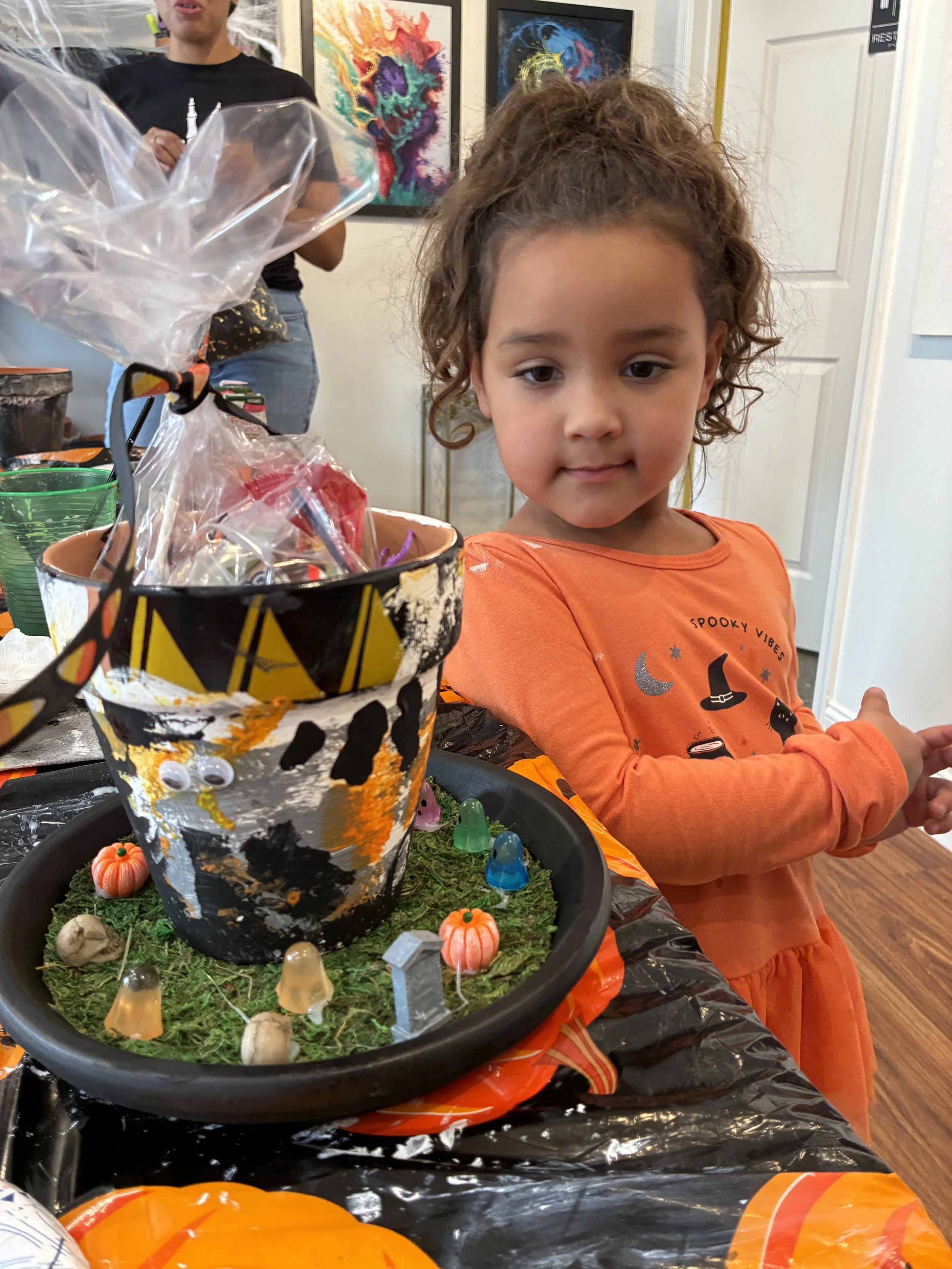 Spook & Paint: Halloween Flower Pot Painting Workshop