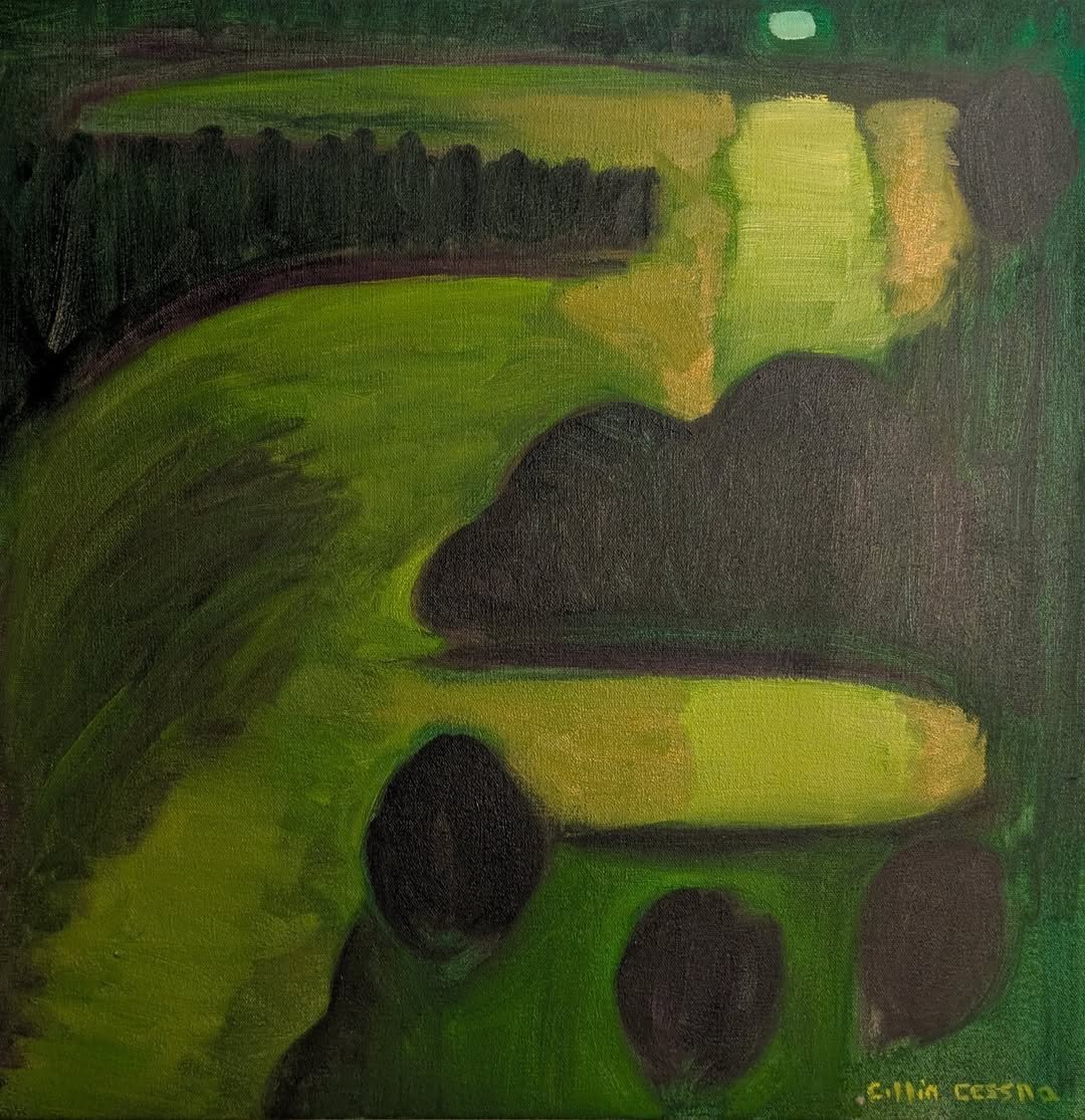 "Havs Cove" painting by Collin Cessna