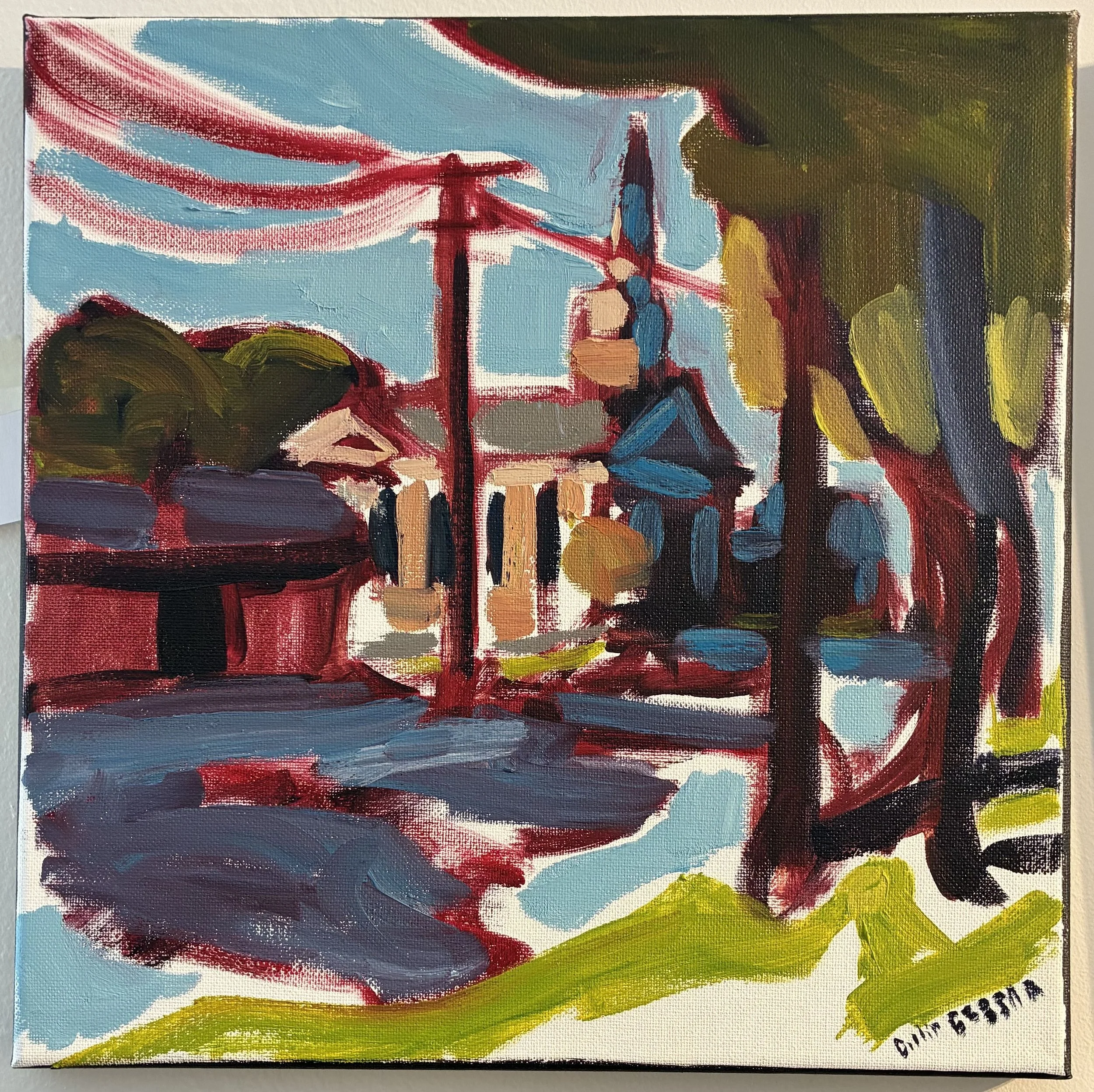 18 ”Hiss Church Study #2" by Collin Cessna