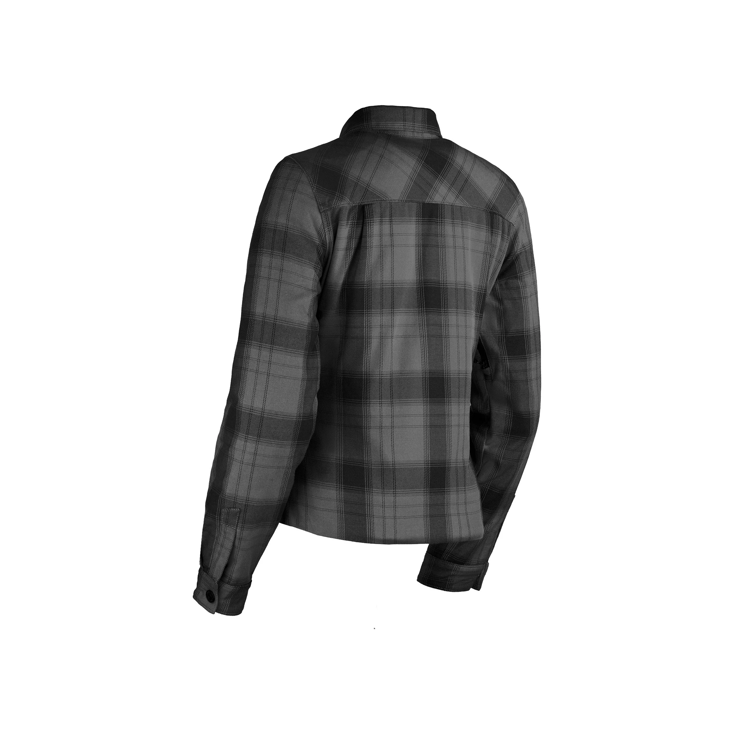 Kero　IRENE Shadow Plaid Jacket Women's Fallblock Flannel Jacket Grey — Ride Icon