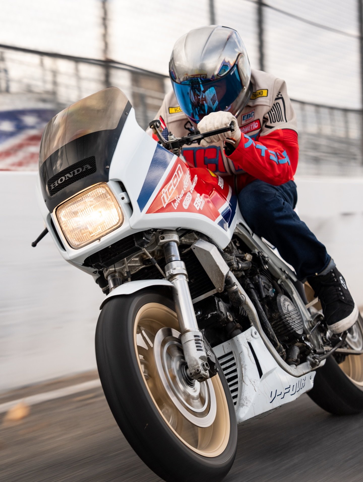 That steely eyed gaze deserves a steely eyed lid. 
The Airframe Pro Reentry is back on the shelves at our authorized dealers.