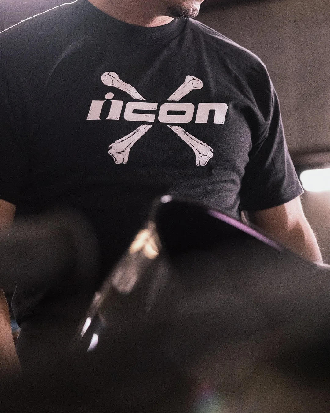 The Crestfallen rises. Want to rock your favorite ICON graphic off the bike? The Crestfallen tee is available now.