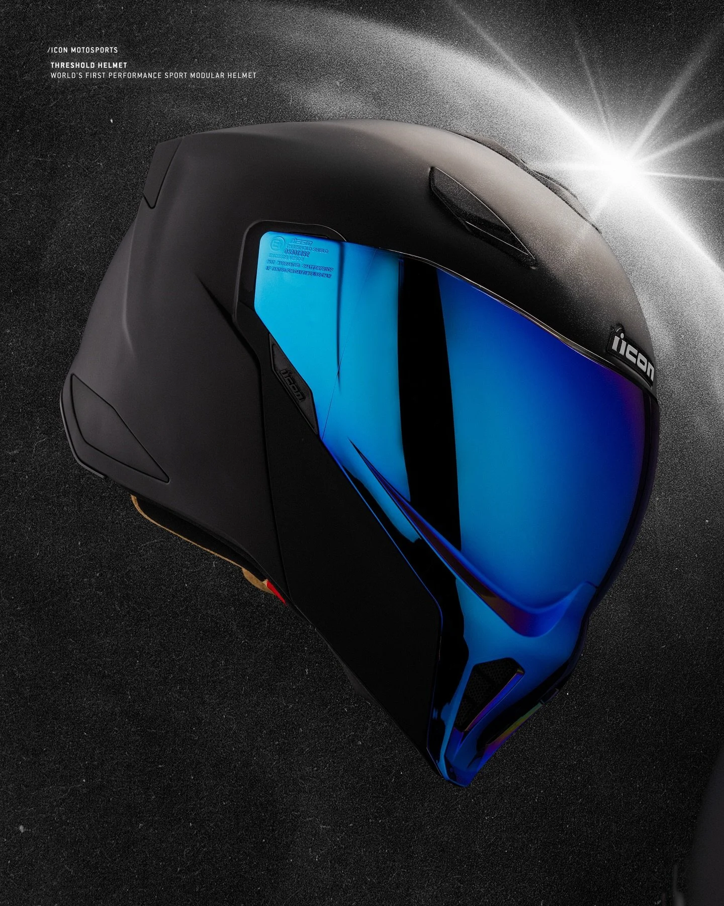 The World&rsquo;s First Performance Sport Modular Helmet. The ICON Threshold has unparalleled versatility without compromise. Featuring high flow venting, HelmLink compatibility, and World Standard certification.

Available now from authorized ICON d
