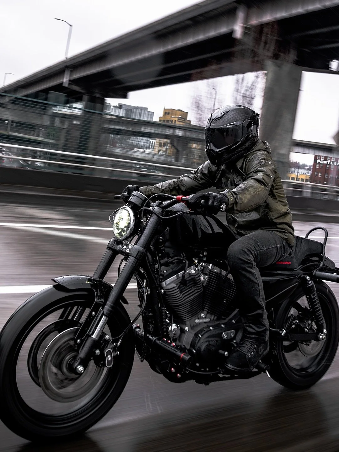 Waterproof. Breathable. Armored.
The PDX3 combines a fully taped shell with D3O impact protection and rider-controlled venting.
Weather is no longer a variable.

Available now at authorized ICON dealers.