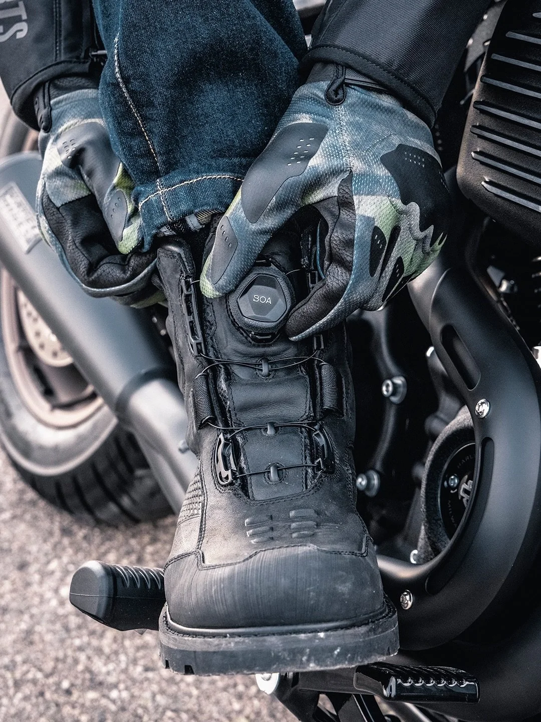 The Stormhawk Waterproof Boot pairs a premium leather upper with an eVent waterproof/breathable liner, BOA adjustable fit, and D3O ankle protection&mdash;built to handle whatever the forecast throws your way. 

Available now at authorized ICON dealer