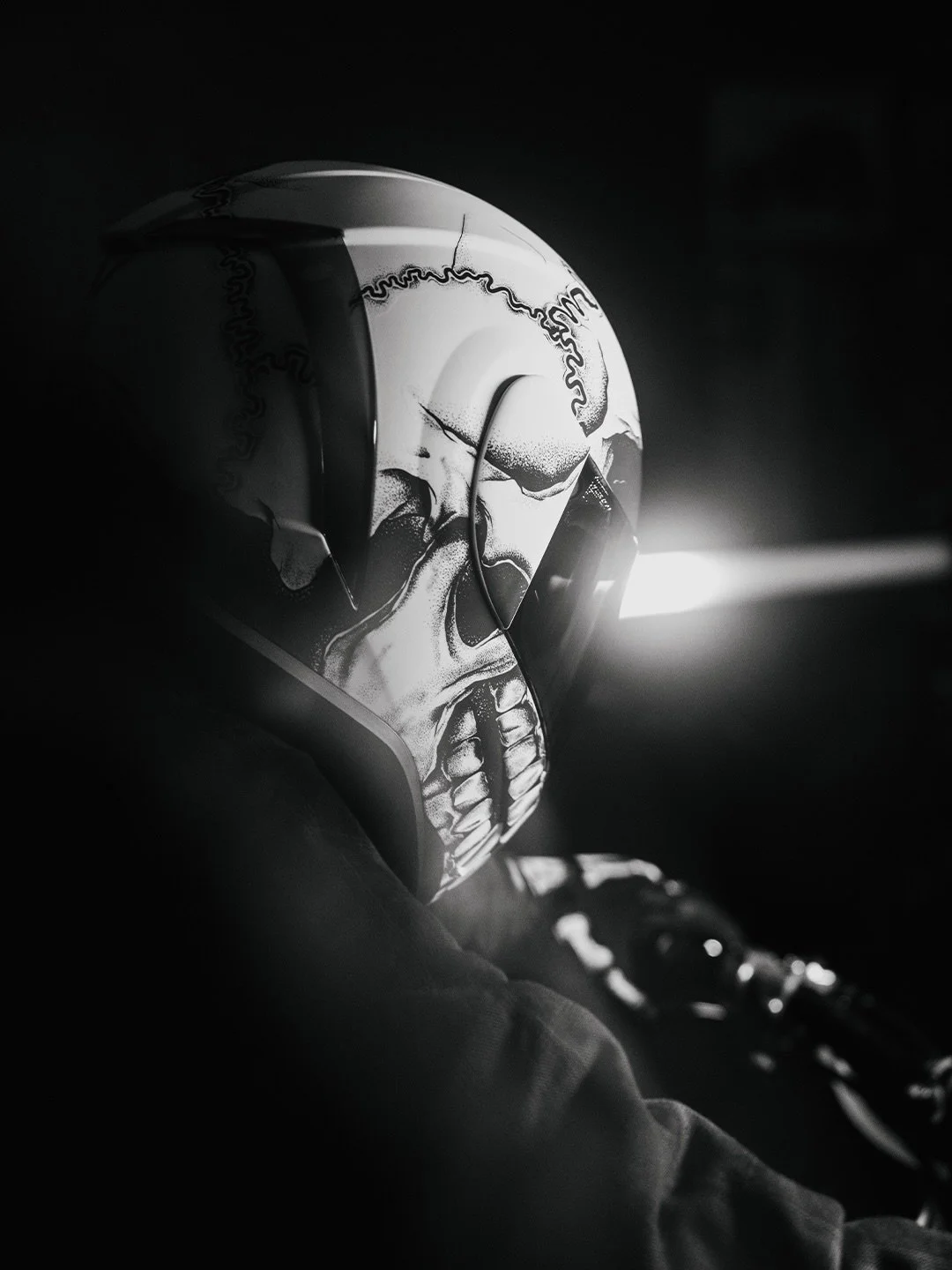 The Crestfallen has risen. DOT/ECE certified and built for those who ride without peace.

Available now at authorized ICON dealers.