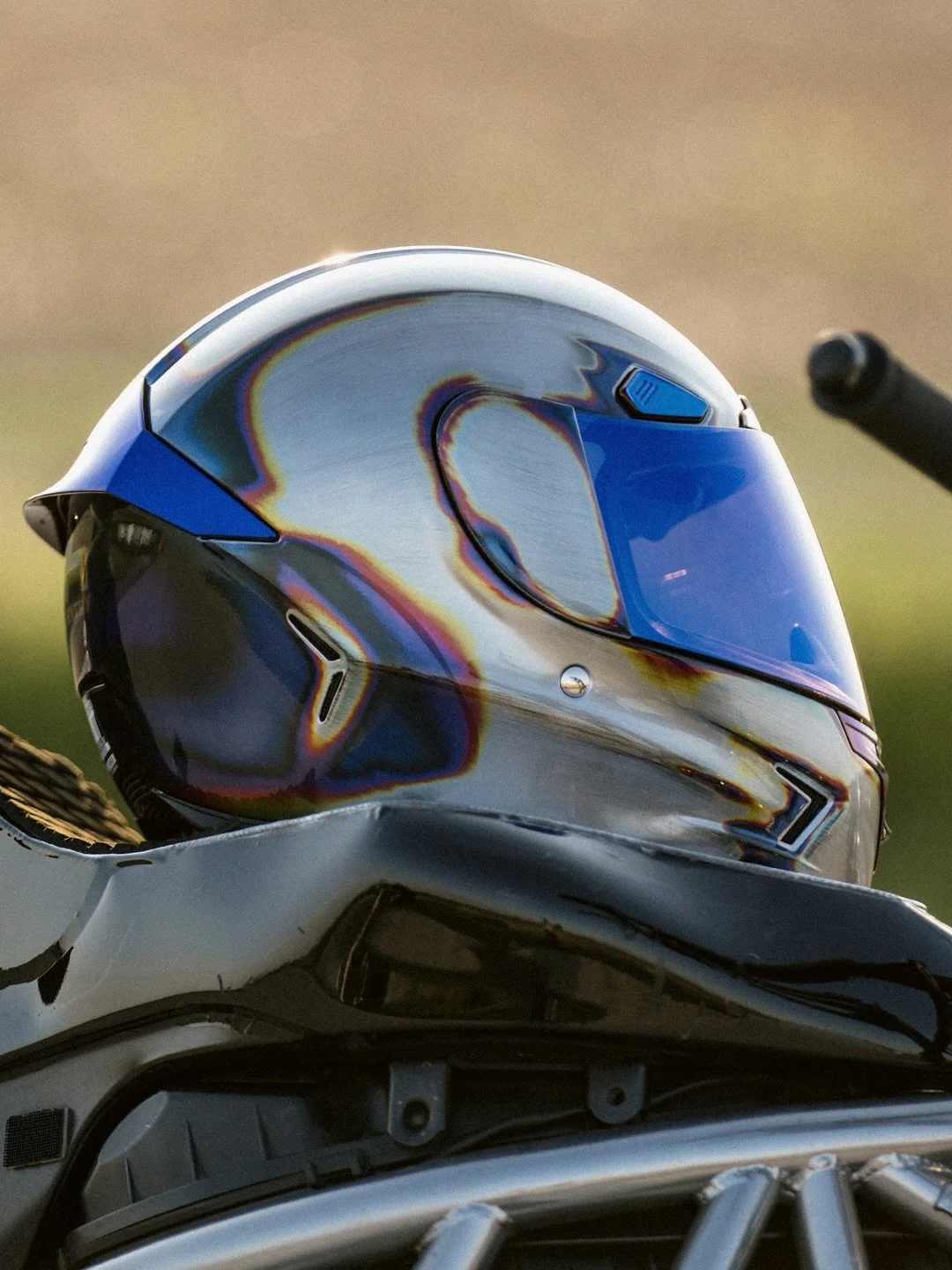 The AirframePro Reentry returns from orbit with a molten graphic, handcrafted FRP shell, and zero-distortion Optics  shield.

Available now at authorized ICON dealers.