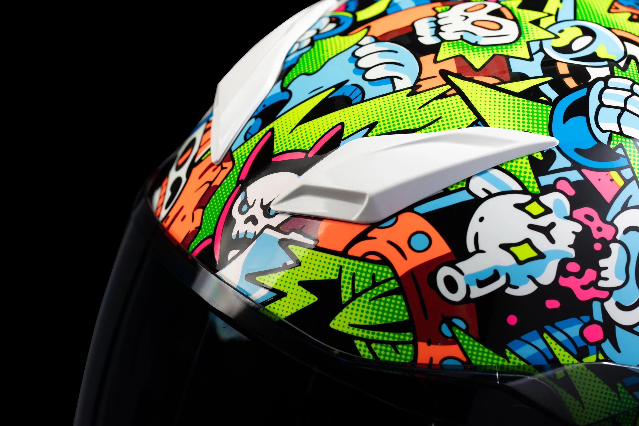 icon airmada doodle helmet Elsinore - 3 - White Includes world Airmada Gloss Icon Airmada White