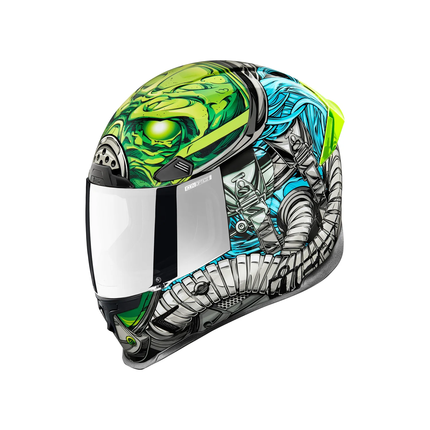 army helmet motorcycle Black Street Fighter ECE R22.06 Matt Army Green Open Face Motorcycle H