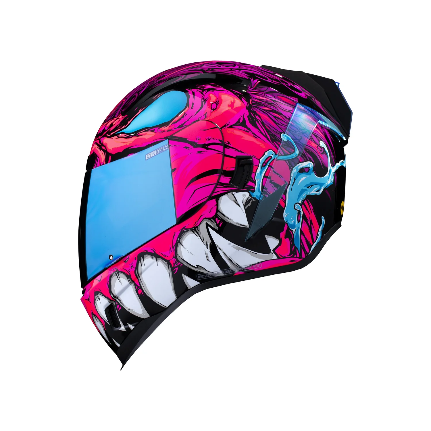 ICON Blue and Pink Helmet Airform Manik main image 3