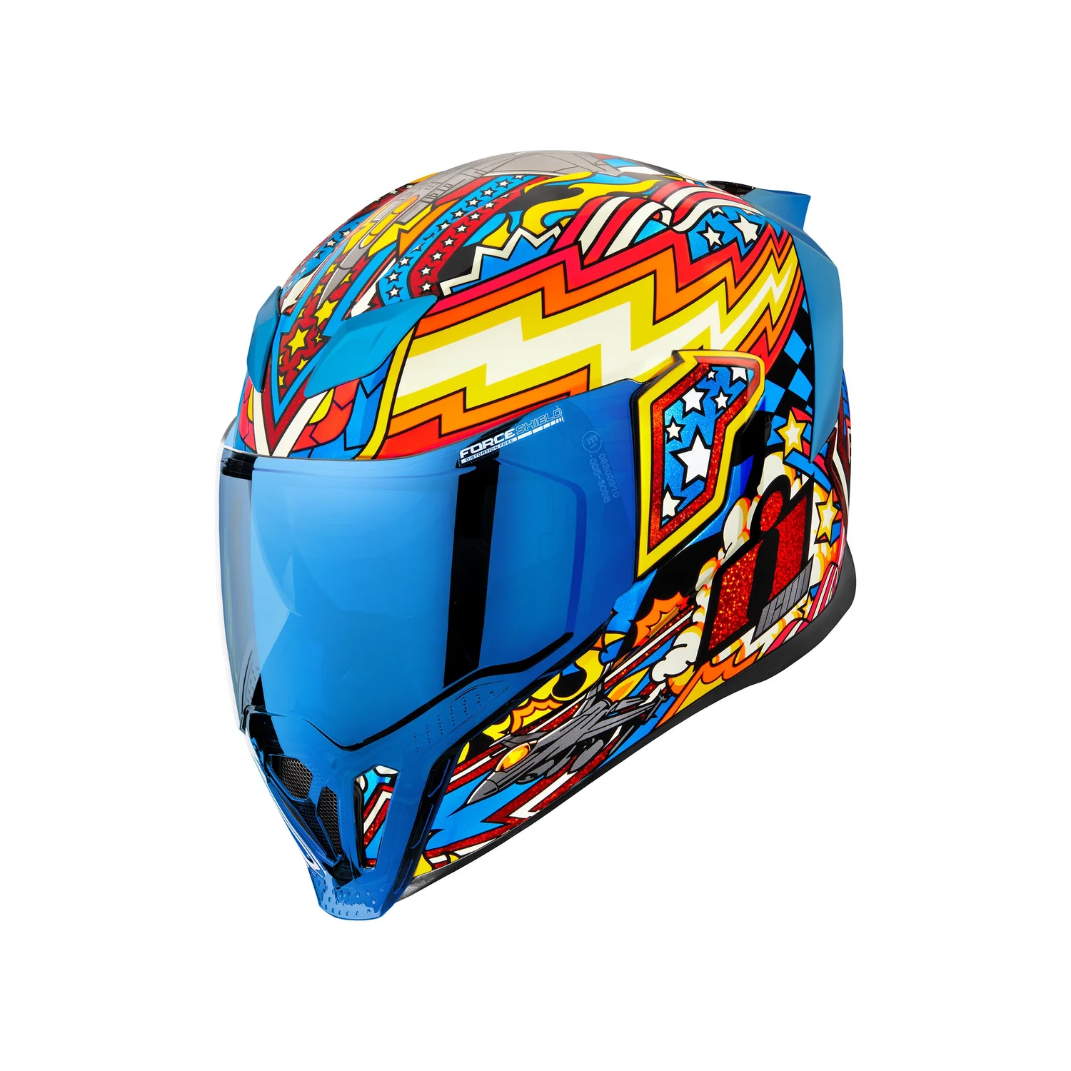 icon airflite helmet blue Airflite Flyboy — Ride Icon
