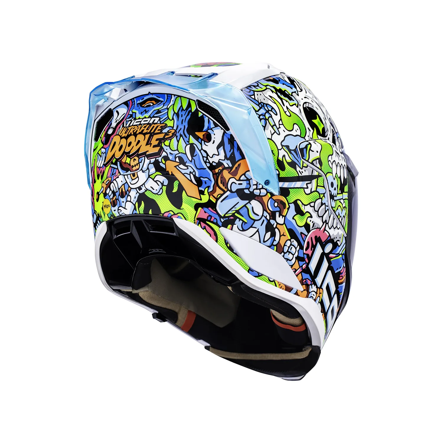 Ultraflite Doodle3 Helmet Ride Icon Ultraflite Doodle3 Helmet Ride Icon