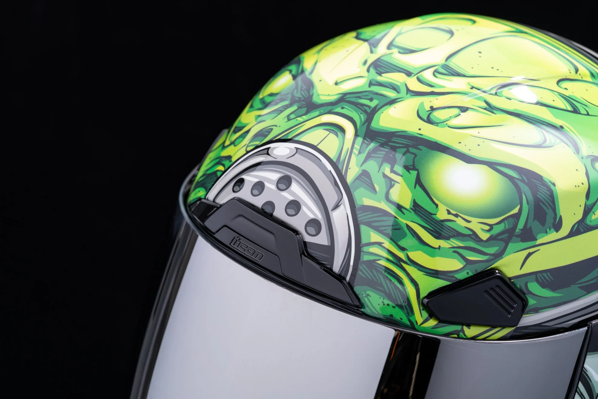 green icon motorcycle helmet Airflite - GP23 - Icon Helmets - Worldwide shipping,