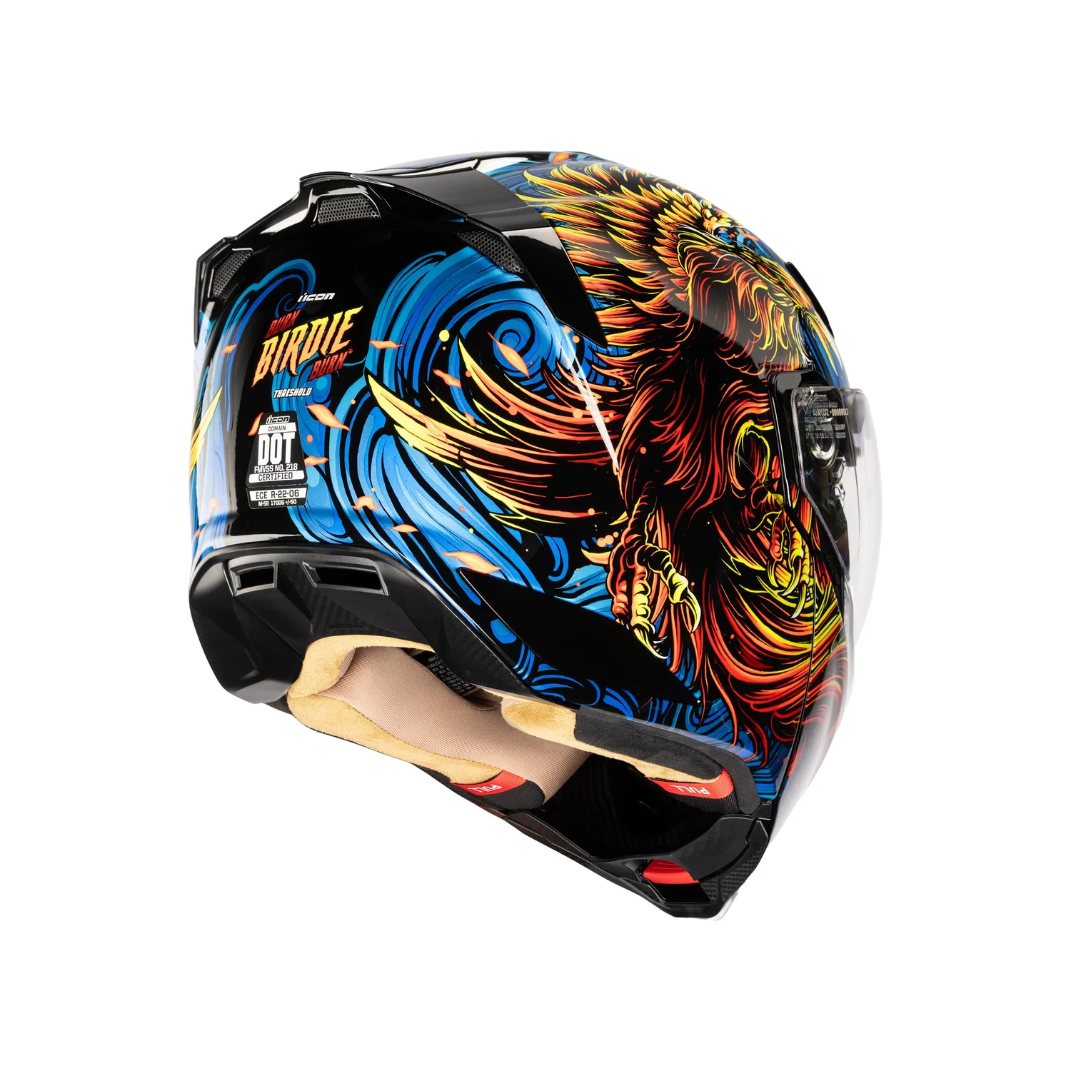 bald eagle motorcycle helmet AGV Thunder Half Eagle the Real One Motorcycle Helmet