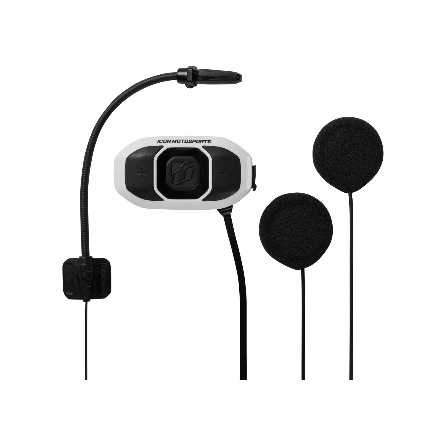 audio icons helmet speaker RideSYNC SOLO Bluetooth System acoustically tuned chassis CNC Intercom Speaker Bluetooth Helm Helmlink