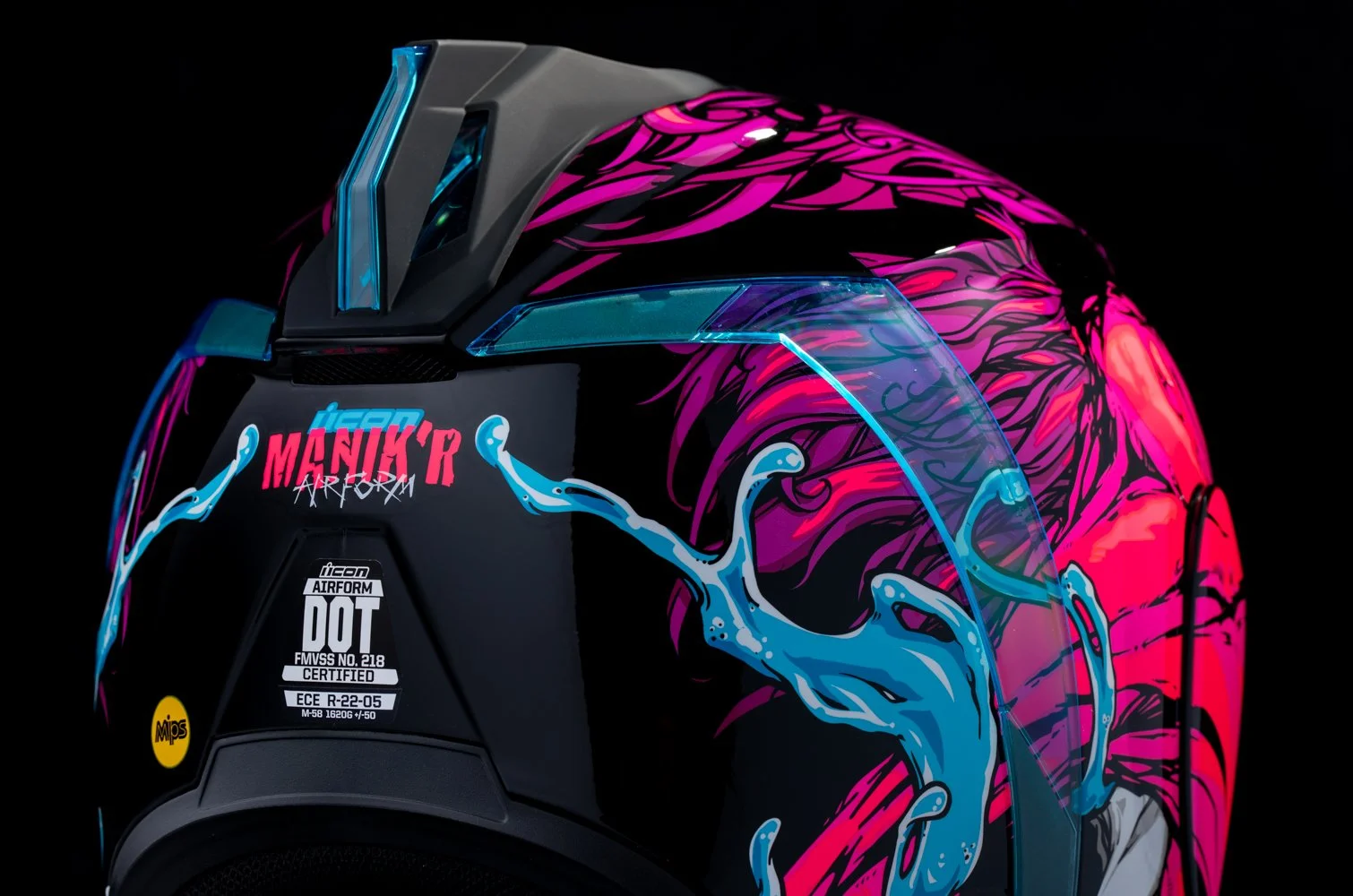 icon airflight pink helmet Airform Manik'RR — Ride Icon