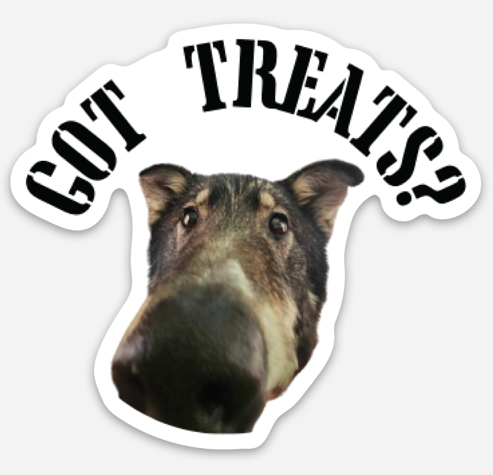 Mungry is Nosy Sticker