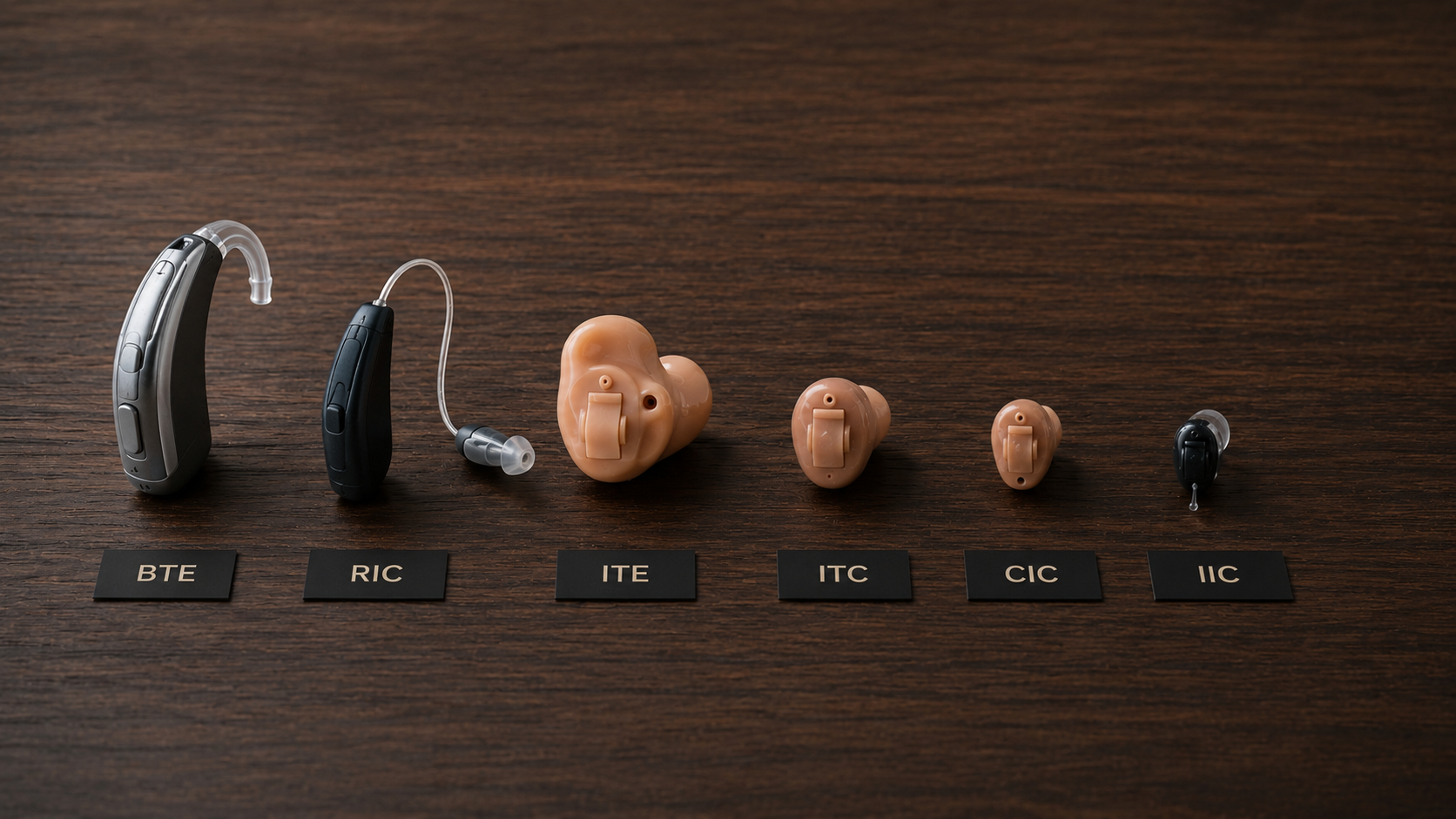 Hearing Aid Types Explained: BTE, RIC, ITE, ITC, CIC and Beyond