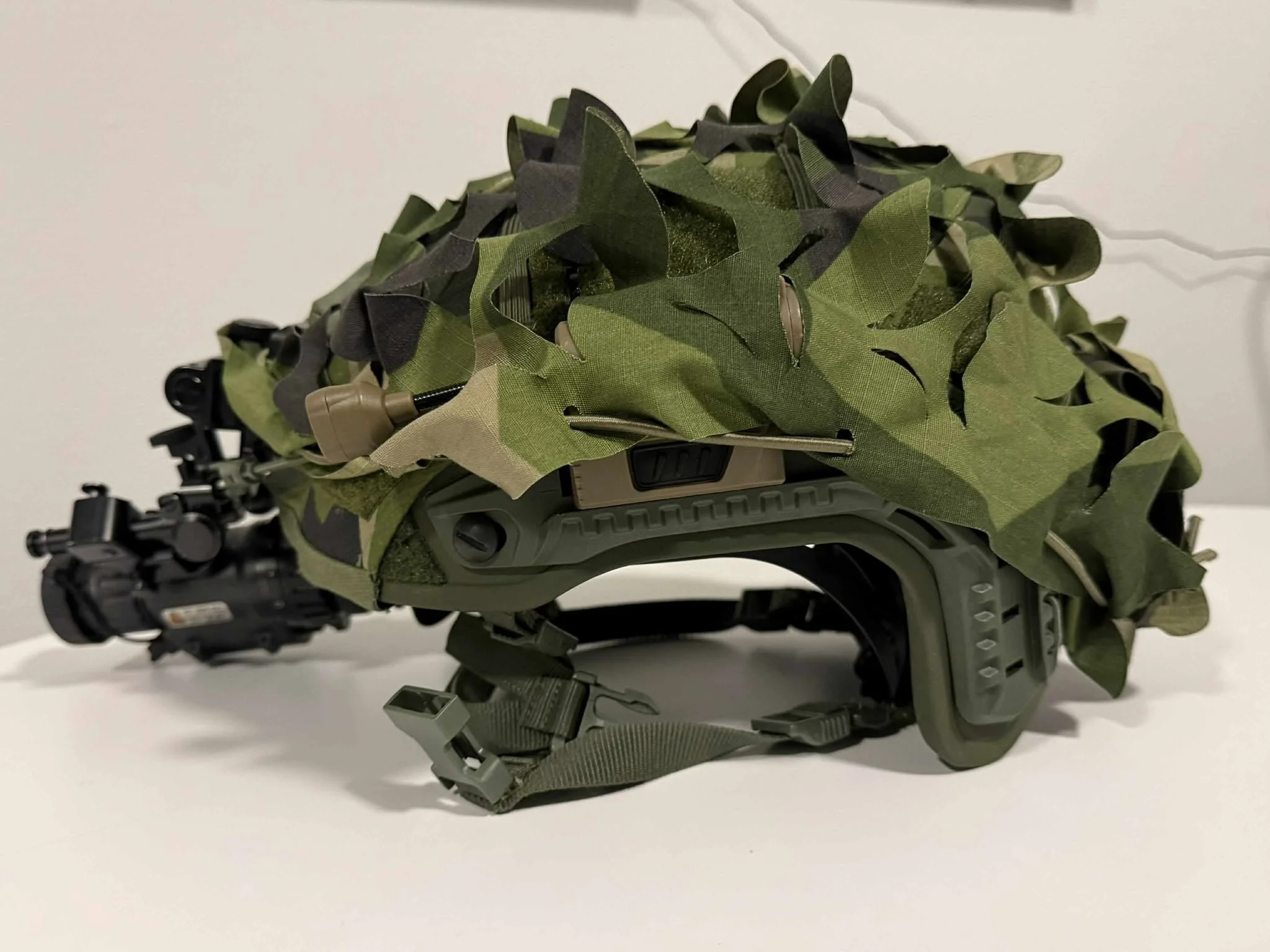 Helmet Scrim – Enhanced Head Camouflage
