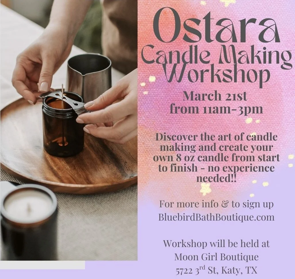 Ostara Candle Making Workshop at Moon Girl