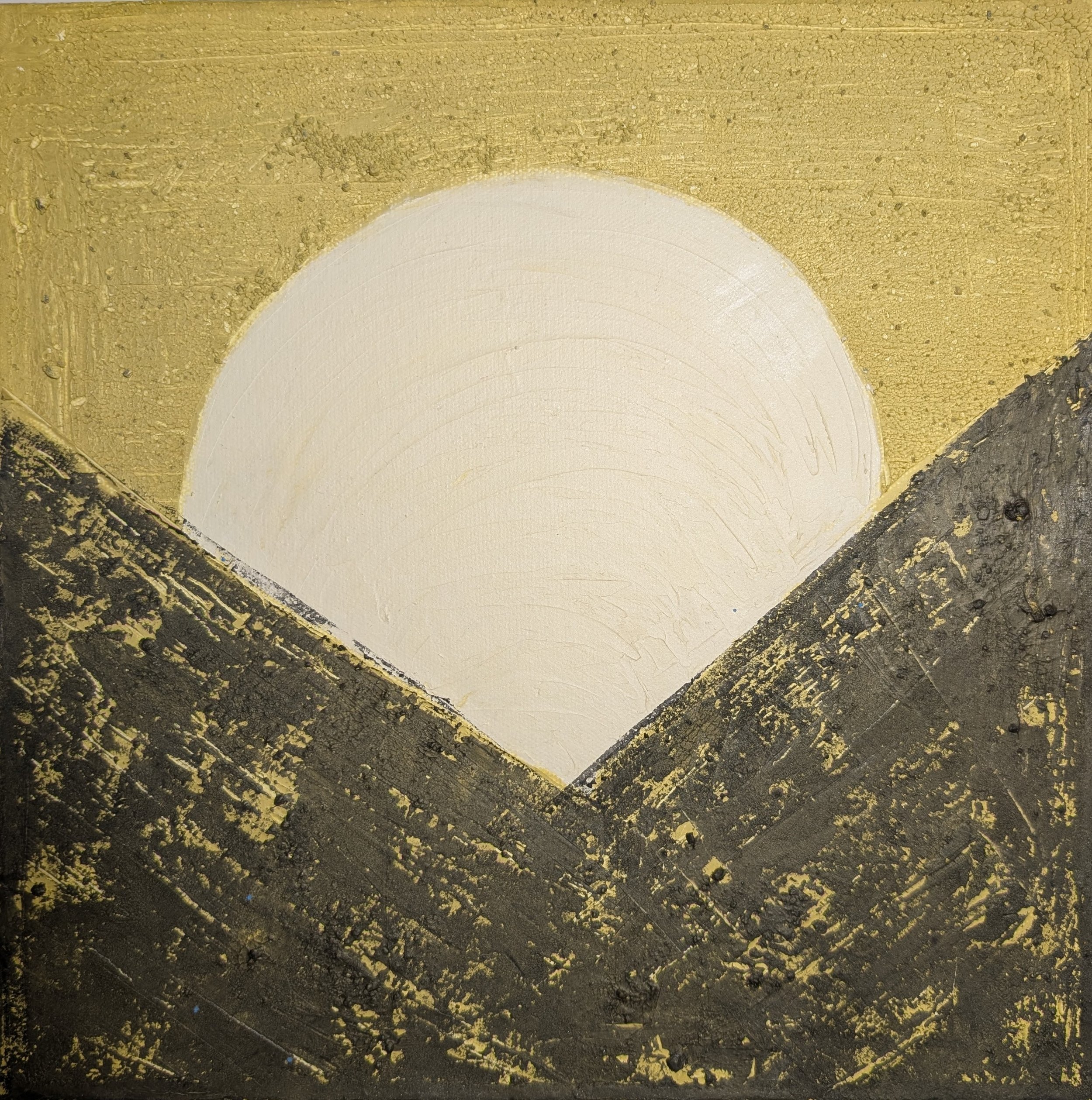 Dream Image
12"x12"
block printing ink and sand
unframed, 1.5" deep canvas