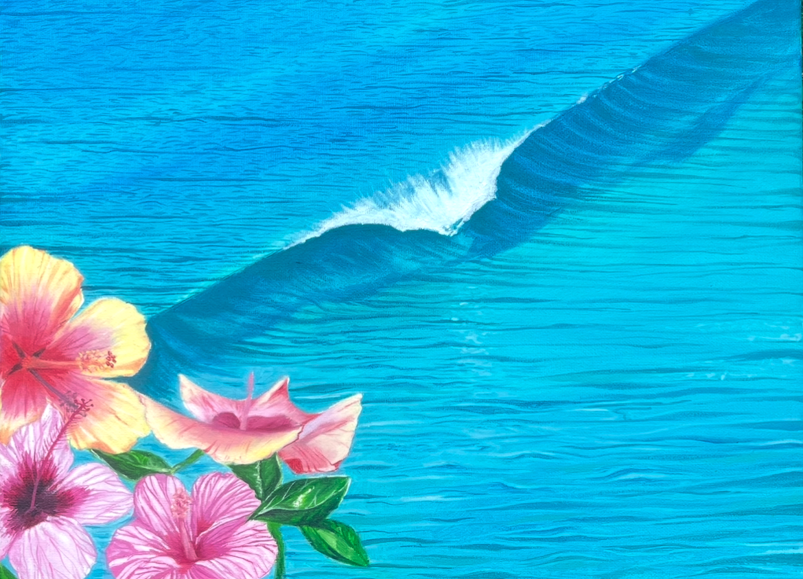 'She Blooms in the Current'