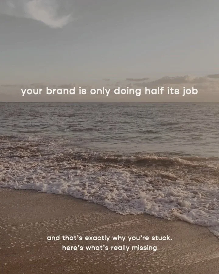 here&rsquo;s the uncomfortable truth: your brand is probably doing one thing really well&hellip; and totally missing the mark on the other 👀

you&rsquo;ve either nailed the aesthetics but wonder why nobody&rsquo;s buying OR you&rsquo;ve got a solid 