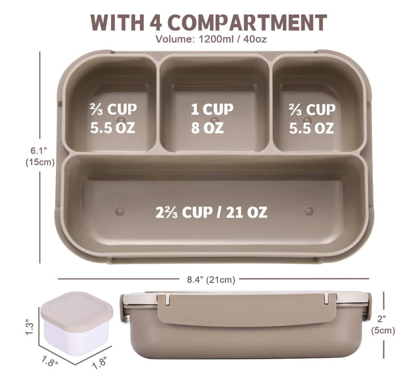 Bento Lunch Snack Box