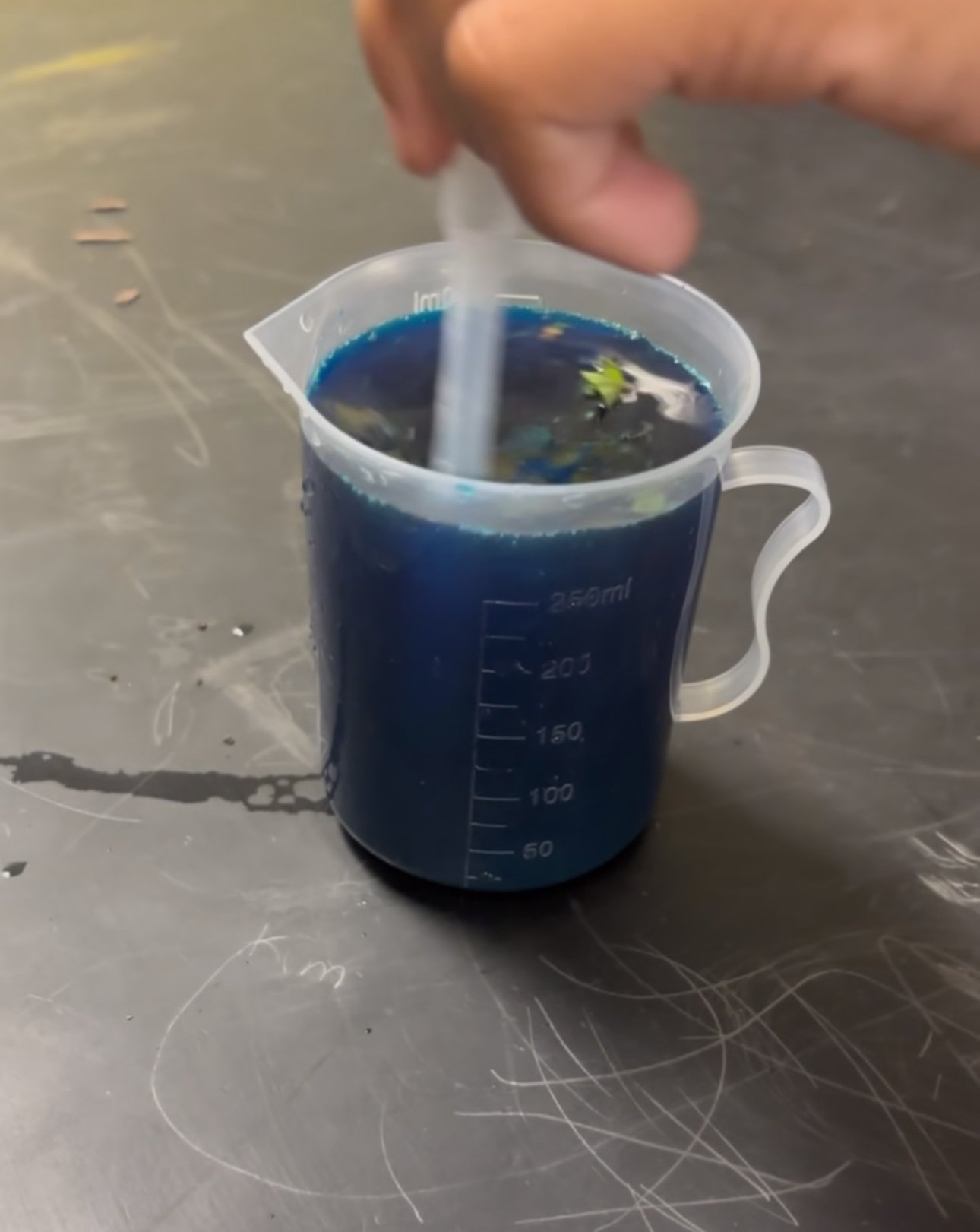 Mixing solutions with 7th graders