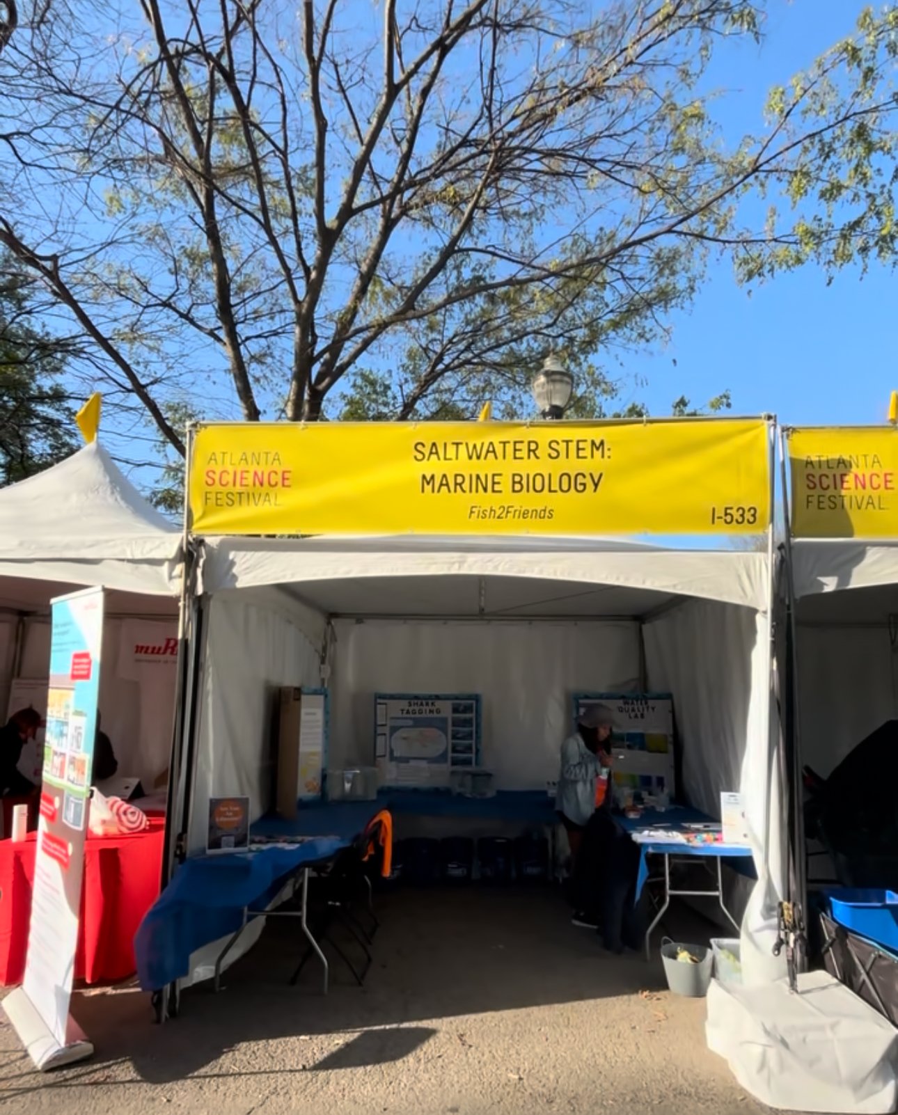 Our booth @ the Atlanta Science Festival 2025