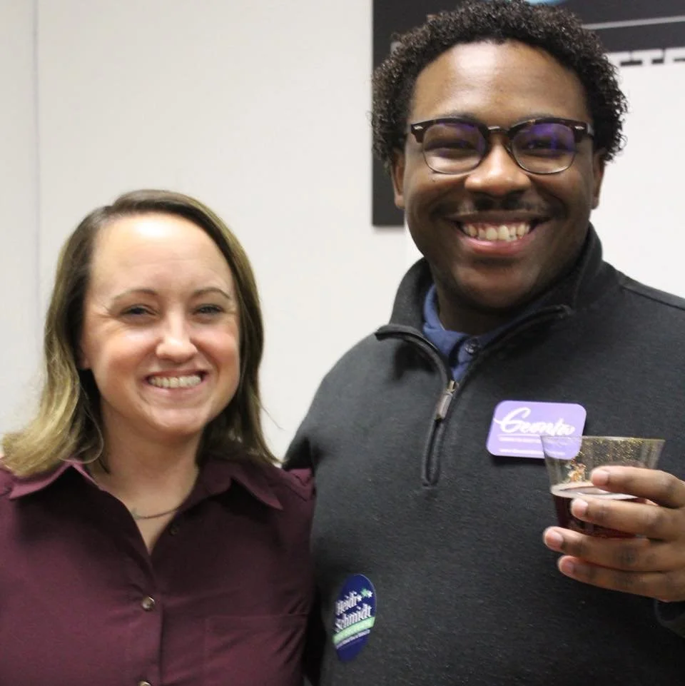 The District 31 Slate is ready to flip some red seats blue in 2026!! Very grateful to attend this amazing kickoff! #BlueWave2026 #VoteBlue2026 #GoWithGeonta 💛💜