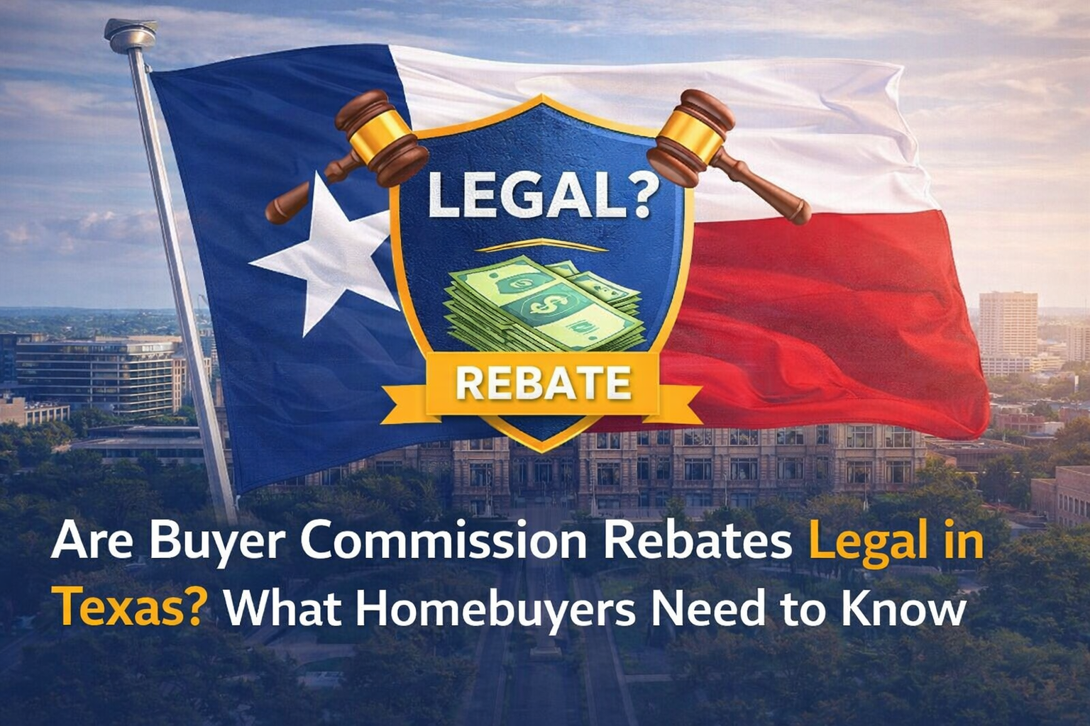 Are Buyer Commission Rebates Legal in Texas? What Homebuyers Need to Know