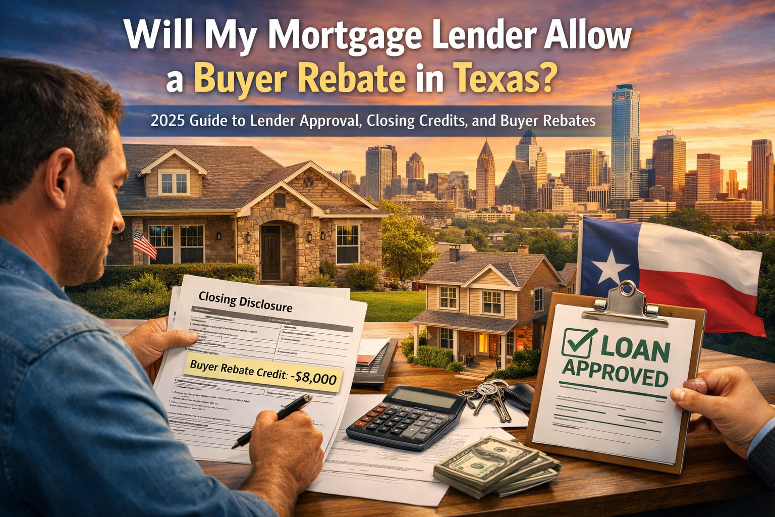 Will My Mortgage Lender Allow a Buyer Rebate in Texas? (2026 Guide)