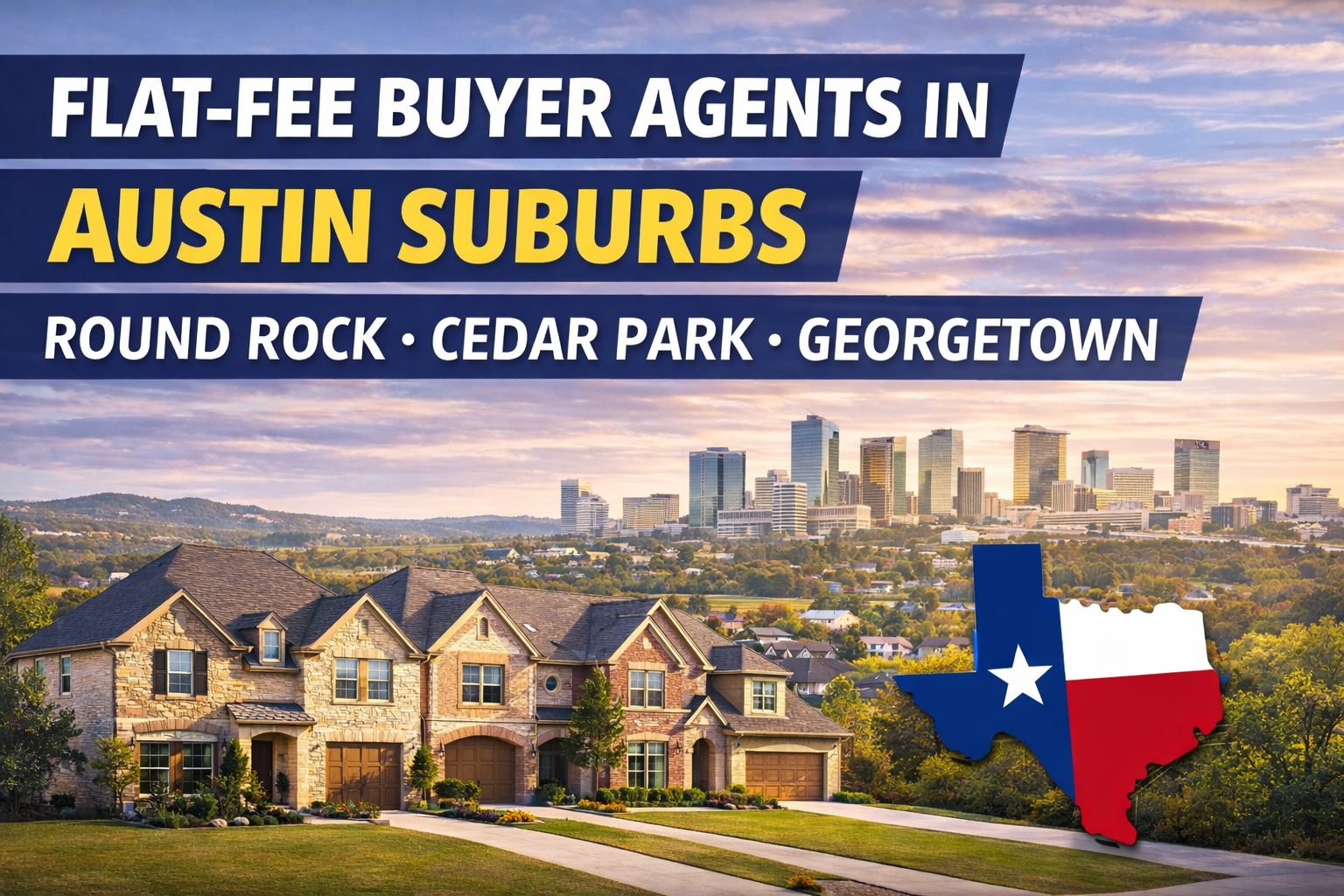 Flat-Fee Buyer Agents in Austin Suburbs: Round Rock, Cedar Park &amp; Georgetown