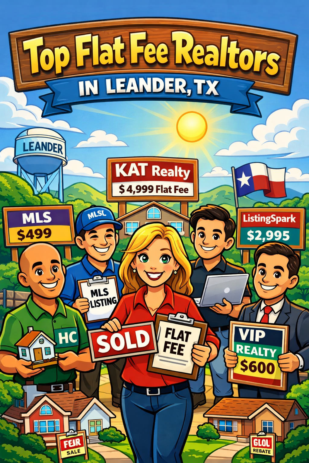 Top Flat Fee Realtors in Leander, TX (2026 Complete Guide)