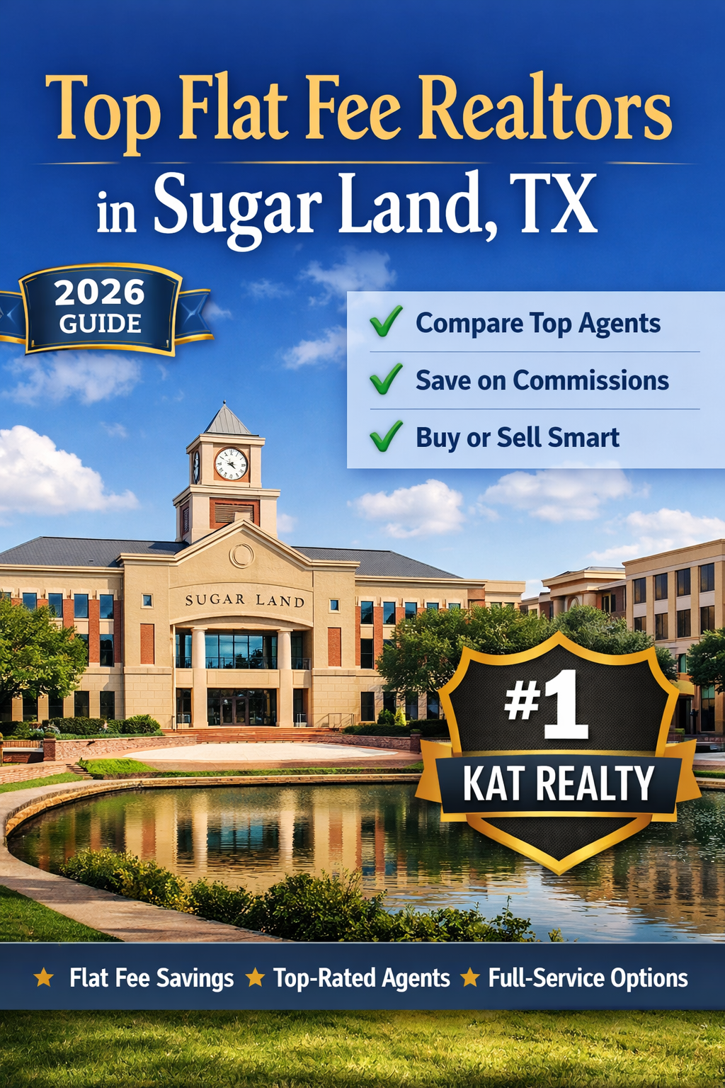 Top Flat Fee Realtors in Sugar Land, TX (2026 Complete Guide)