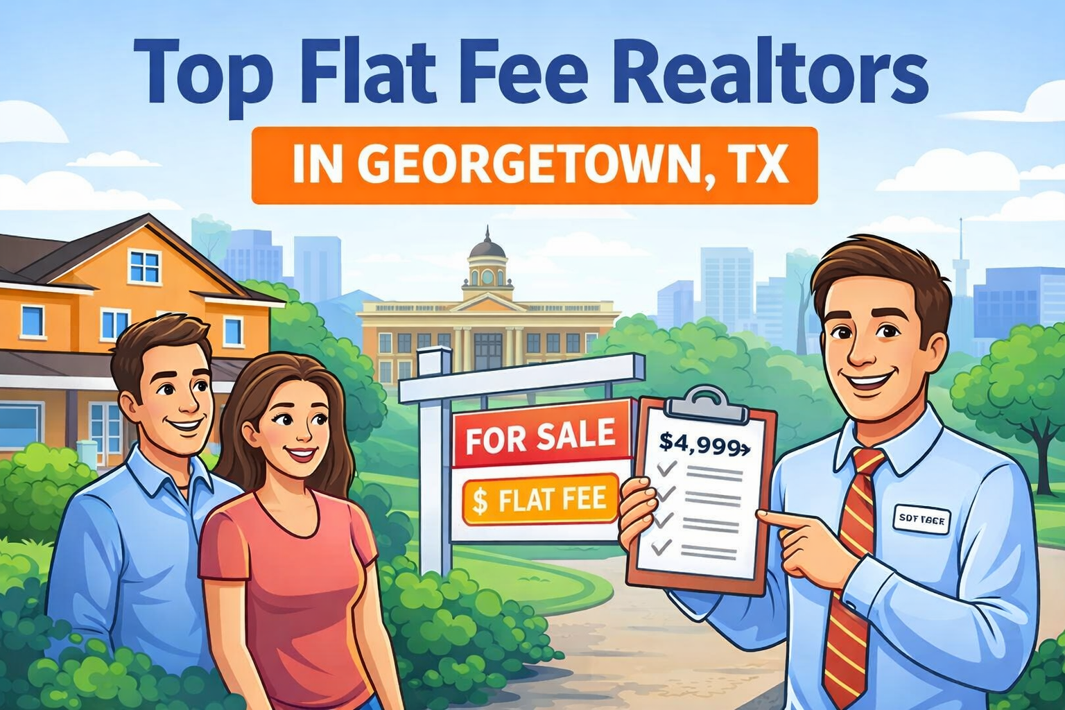 Top Flat Fee Realtors in Georgetown, TX(2026 Complete Guide)