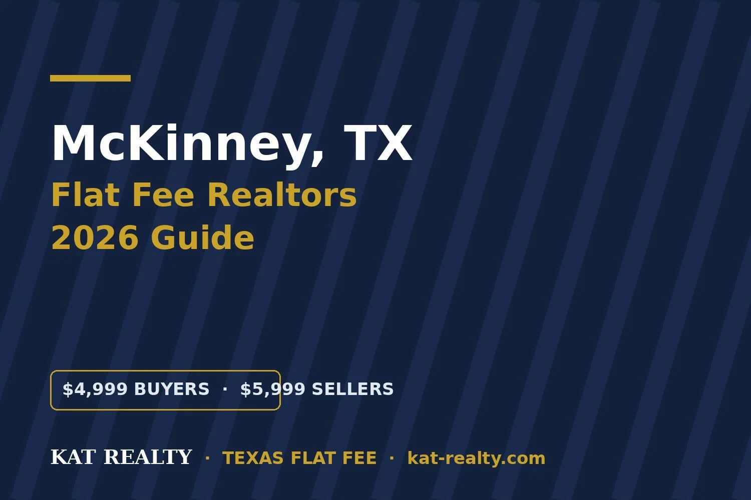 Flat Fee Realtors in McKinney, TX: 2026 Guide
