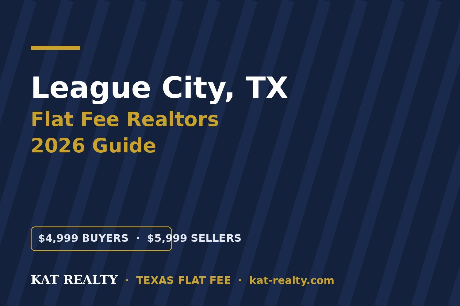 Flat Fee Realtors in League City, TX: 2026 Guide