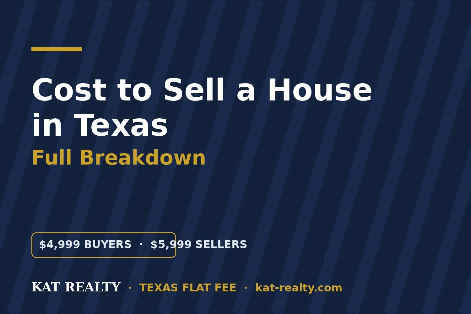 How Much Does It Cost to Sell a House in Texas? (2026 Complete Breakdown)