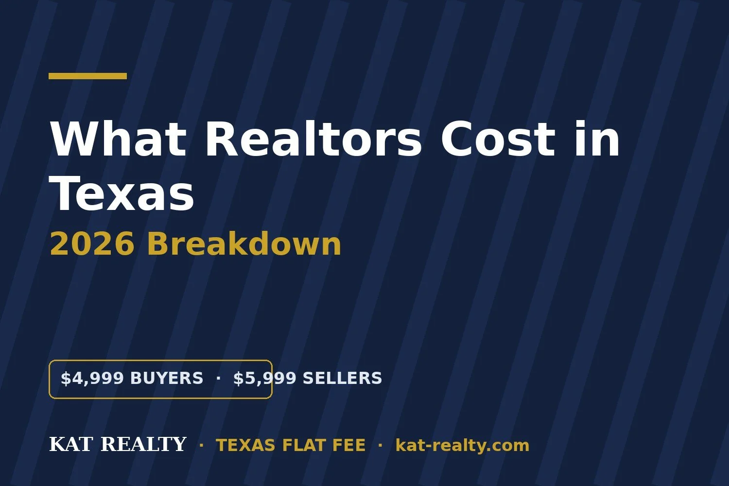 How Much Does a Realtor Cost in Texas? (2026 Breakdown)