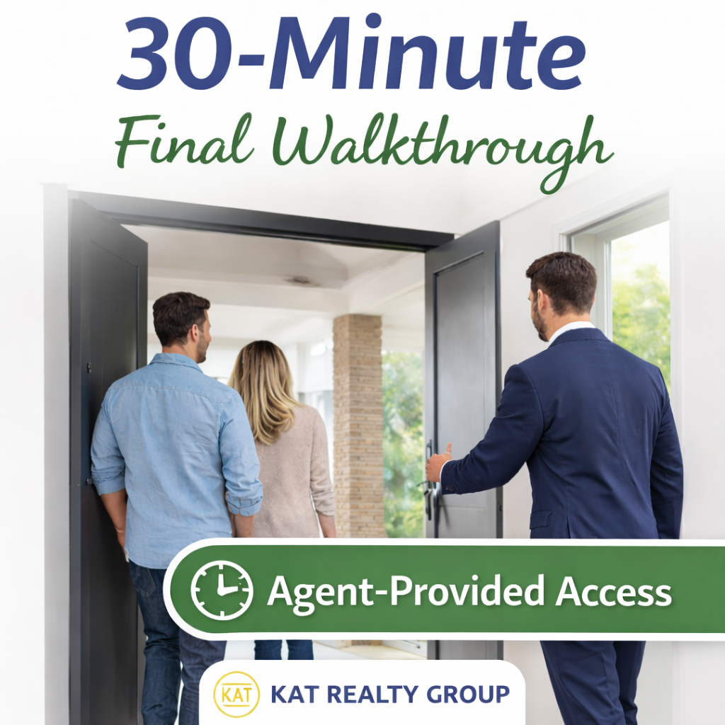 Flat-Fee Buyer Final Walkthrough – 30 Minutes