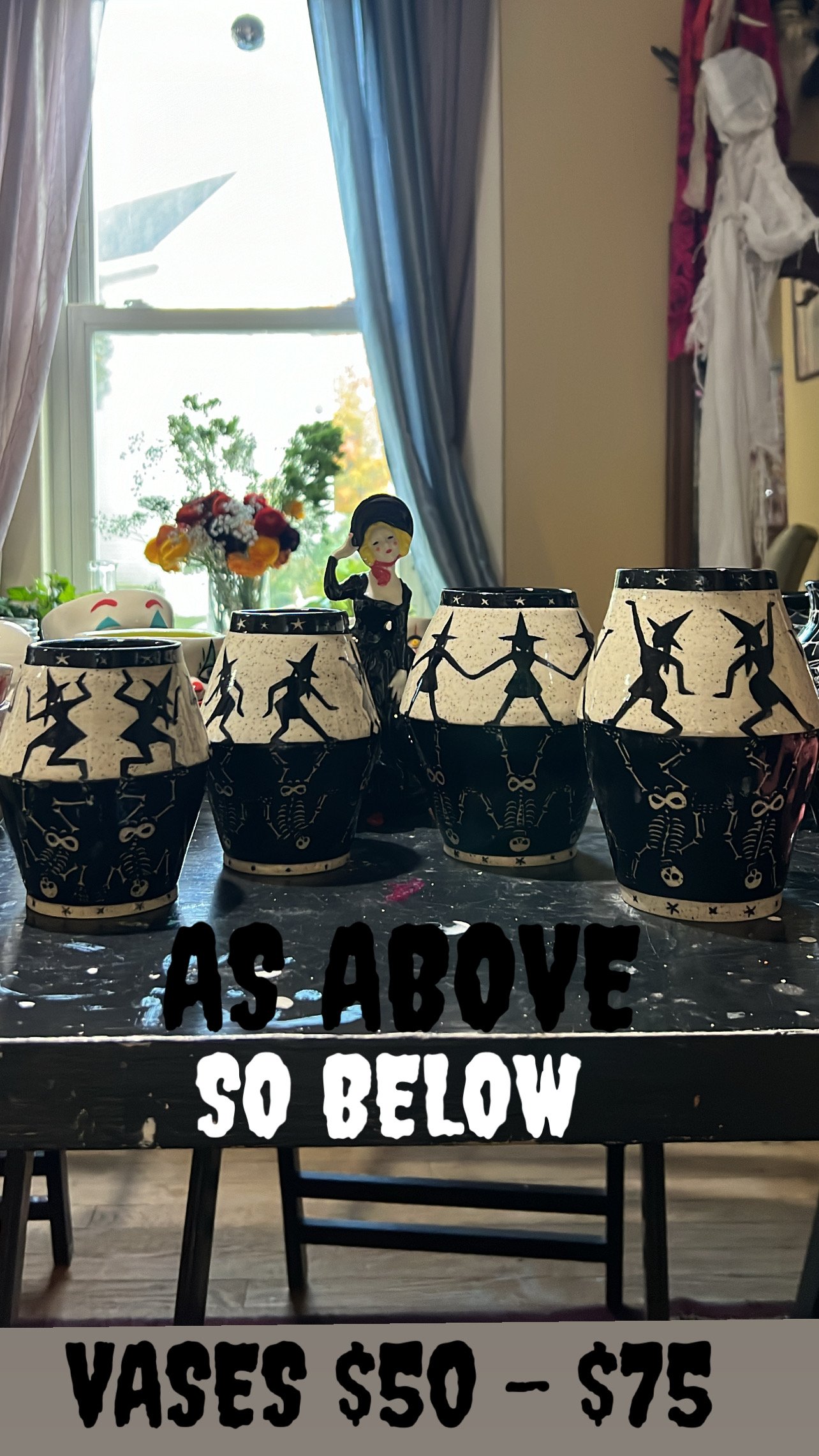 AS ABOVE // SO BELOW VASE