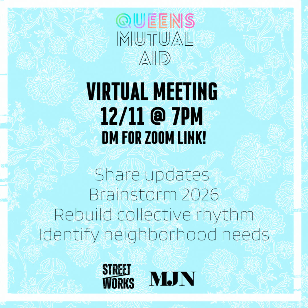 12/11/25 @7PM: Queens mutual aid Meeting 