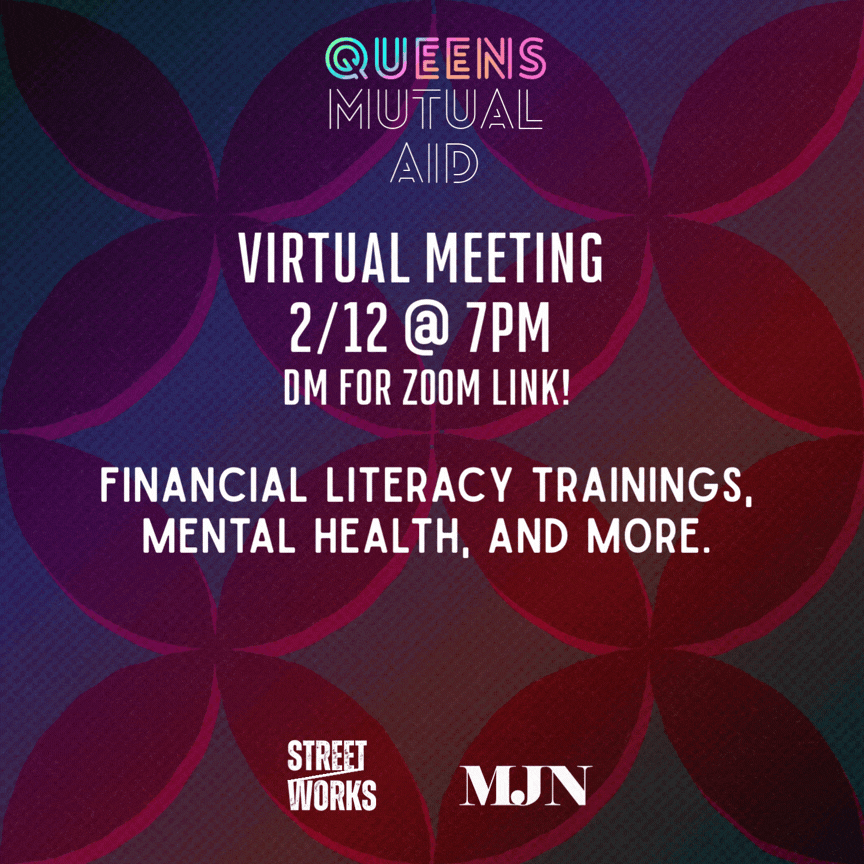 02/12/26 @7PM: Queens mutual aid Meeting