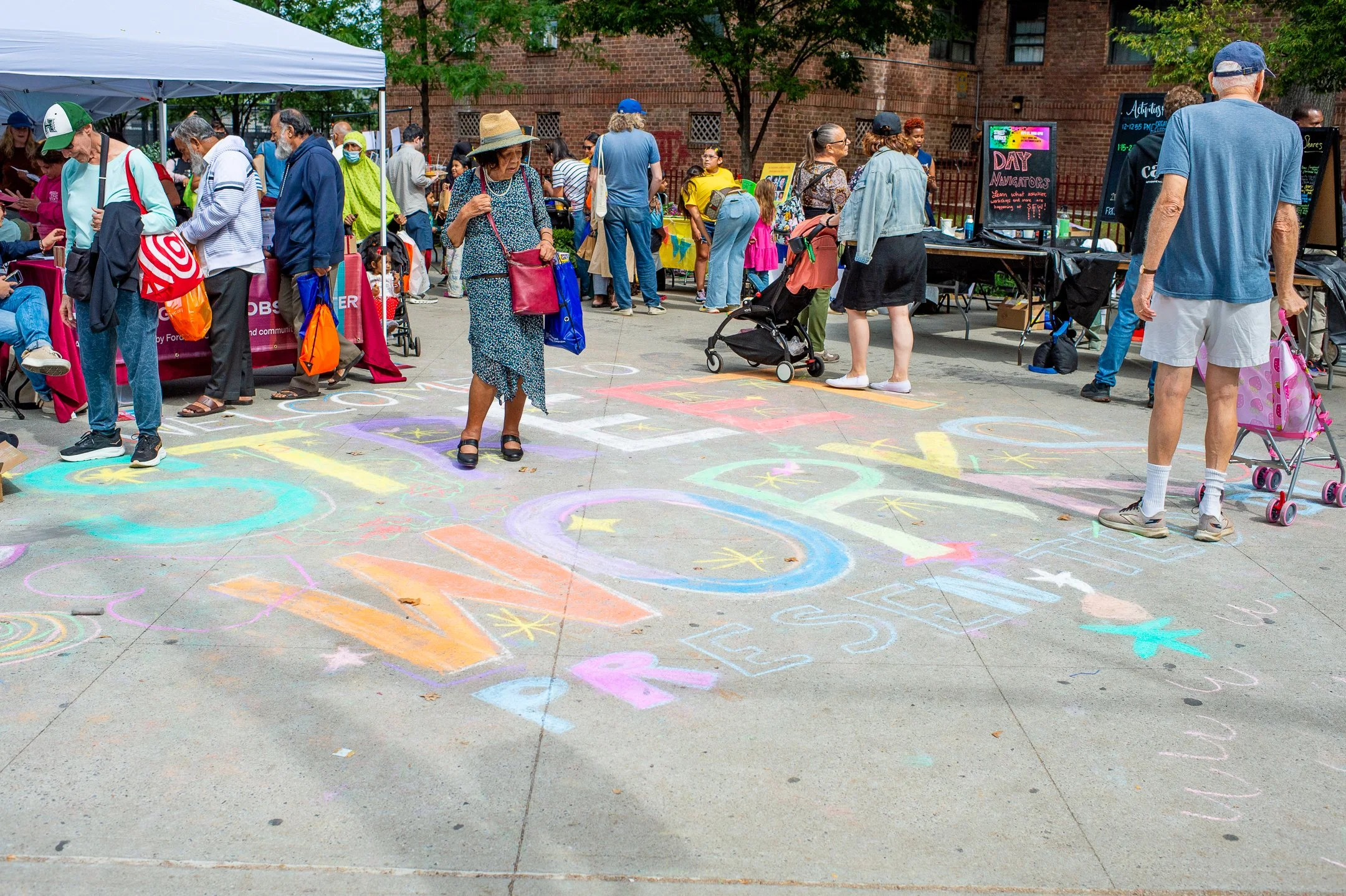 Chalk. Street Works