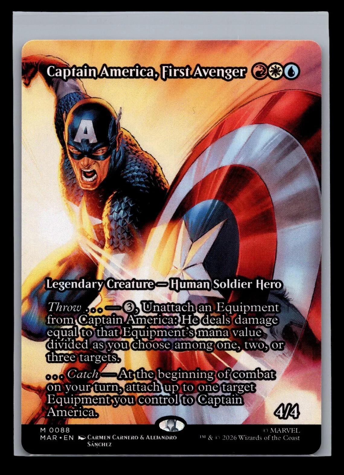 MTG Captain America First Avenger Marvel Eternal-Legal #0088 NM