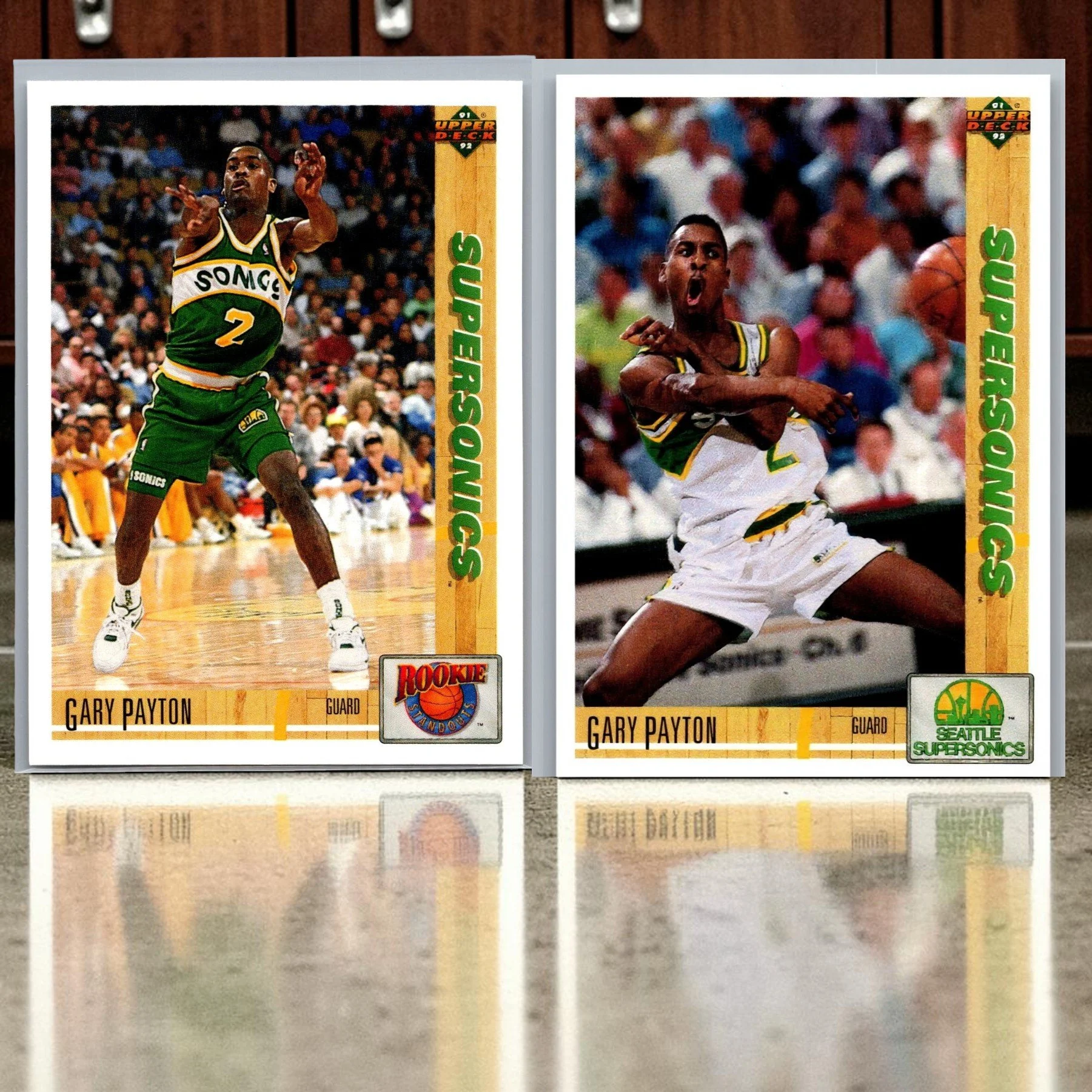 Upper Deck 91-92 Gary Payton Rookie Card Set