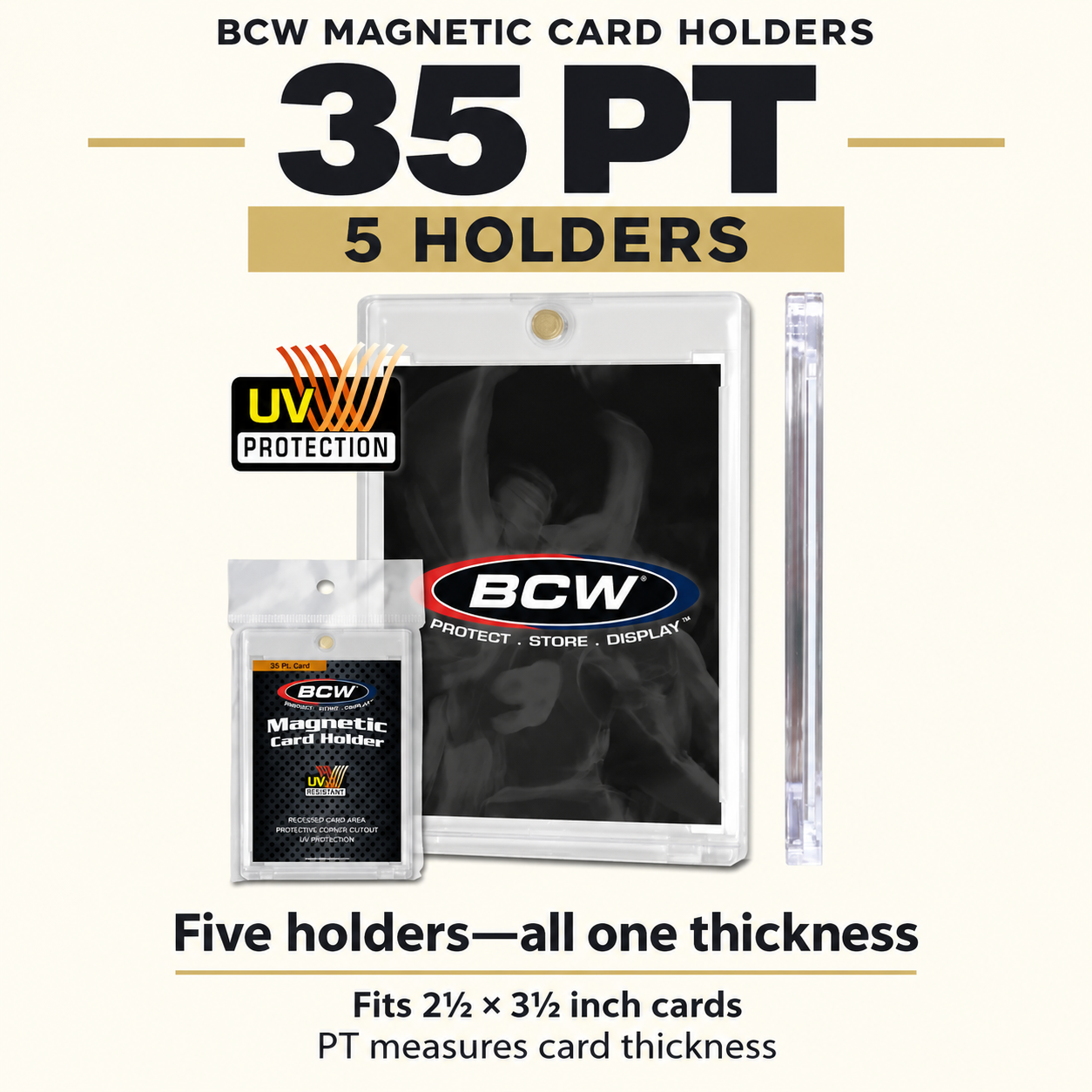 BCW Magnetic Card Holders 5 Pack